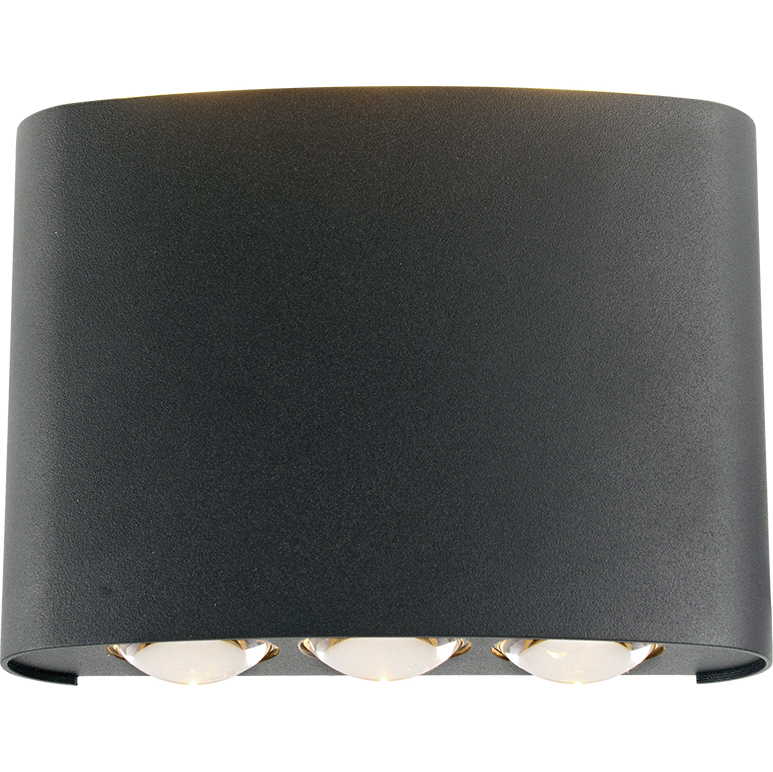 Double head three beam light aluminum outdoor wall lamp 1803