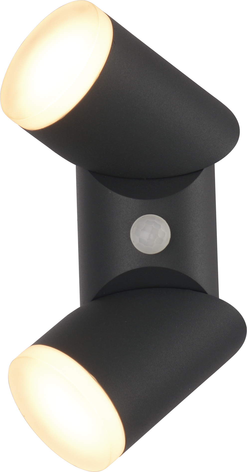 Round head bidirectional light source with sensor wall lamp 1944-PIR