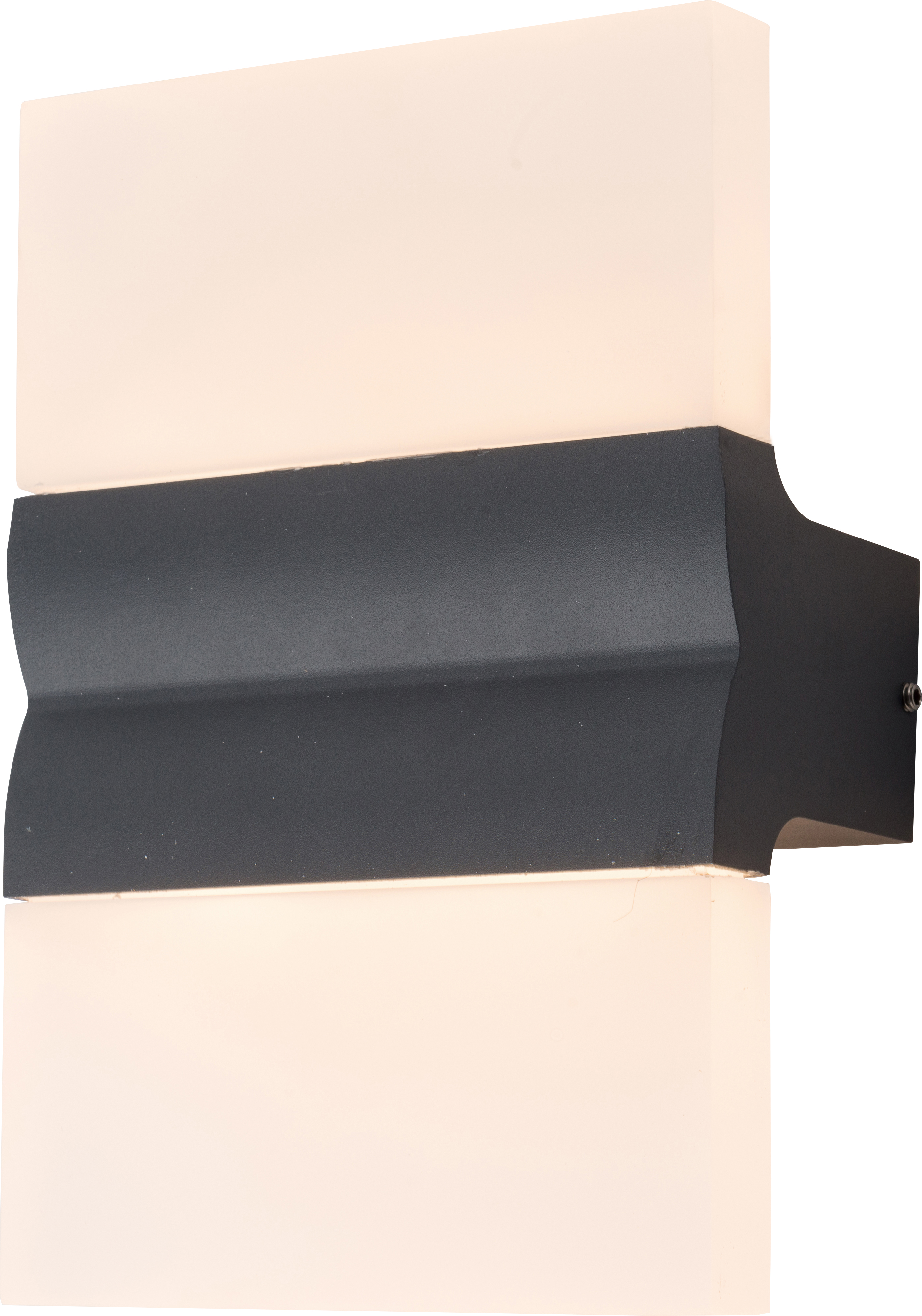 Double-sided square diffuser aluminum wall lamp 5074
