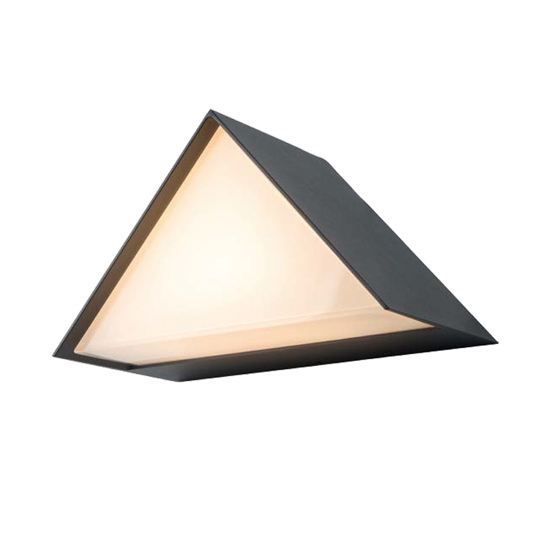Triangular aluminum lamp body outdoor wall light 5111