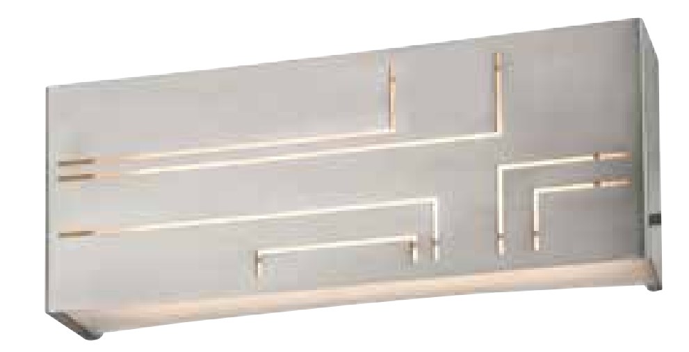 Regular hollow corner line square wall lamp 6001-A