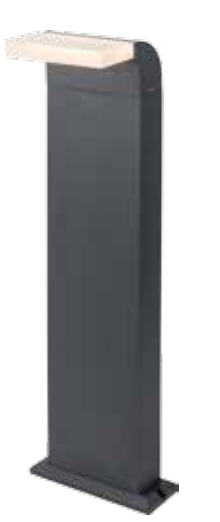 Square diffuser aluminum lawn light 15073