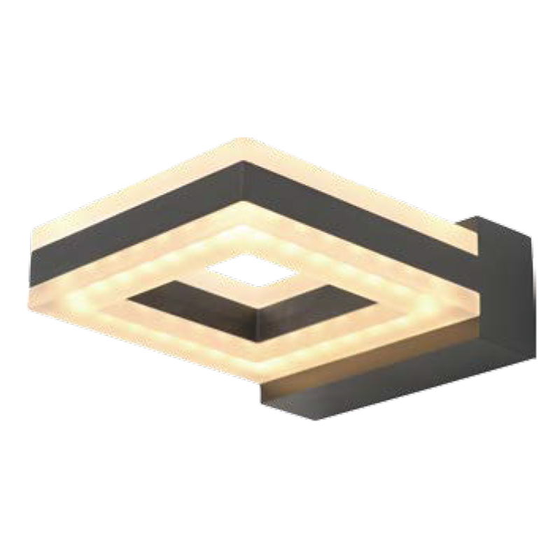 Modern minimalist framed wall light 1593