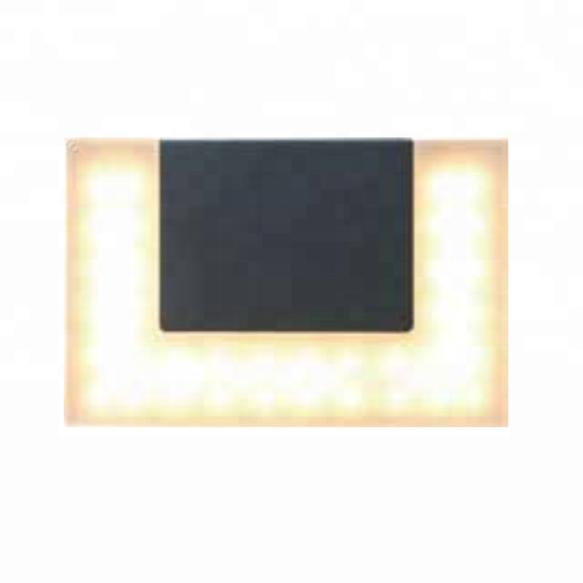 Modern minimalist rectangular flat panel wall light 1602