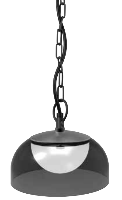 Minimalist black pendant lamp 6252