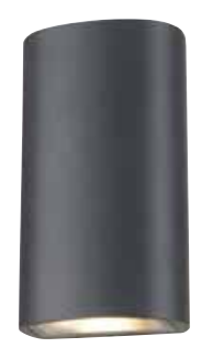 Top and bottom light aluminum wall lamp 1801GS-S